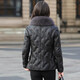 Zhe Shifan Haining Leather Jacket Winter 2025 New Fox Fur Collar Fur Slim Sheep Leather Down Jacket Women's Short Black XL 116Jin Jin equals 0.5kg --125Jin Jin equals 0.5kg