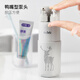 Etravel travel set, toiletry set, toiletry cup, business trip toiletry bag, toothbrush cup, portable refillable bottle, luxury 8-piece set