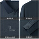 Goldlion elastic anti-wrinkle autumn and winter long-sleeved polo shirt men's solid color soft modal business commuting T-shirt 88 carbon gray L 175/92A recommended 135-150Jin Jin equals 0.5 kg