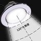 NVC lighting household downlight led ceiling hole light 4w6 silver edge 4W warm white light opening 6-8cm