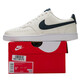 Nike (Nike) Herrenschuhe Sommer New Court Low-Top atmungsaktiven schockabsorbierenden Verschleiß-resistenten vielseitigen Sport- und Freizeitschuhen HQ4867-101 Segel Weiß/Tiefsee Blau 40