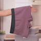 Ran Yilans neue Pure Cotton Damen-Unterwäsche-Unterwäsche Sportwäsches Boxerhosen Streifen Trendy und personalisierte Mädchen Boxer-Boxer-Shorts 3 Streifen D6197 Schwarz + dunkelgrau + hellgrauer Anzug Durchschnittlich Größe M Gewicht 80-100 Jin [Jin gleich 0,5 kg]