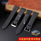 Tachini adecuado para la correa de reloj Armani Ar11105 11143 11315 AR2502 Patrón de liquesas Accesorios de correa de cuero genuino Hebilla de acero marrón 22 mm