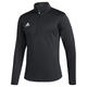 Adidas Men's Jupet Stand воротник с длинным рукавом сплошной цвет простой тонкий и дышащий пружина и осень FP9871 Черный/белый 3XL