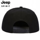 Jeep (Jeep) Hut Herren Baseballhut Modetrend Baseball Cap Sport Outdoor Travel Flat Bim Hut A0262 Schwarz