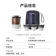 Jiabai travel tea set outdoor portable kung fu tea set glass teapot ceramic tea cup one pot three cups