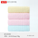 CLCEY high-end light luxury 4-piece pure cotton towel wash face household soft absorbent cotton couple men and women absorbent washing pattern towel ga four 1047 pieces