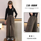 
Yoyo one (Yoyo one) Girls' labor pants spring and autumn style girls autumn suit children's straight pants sports plus velvet wide-leg pants girls 15052 brown color [pure cotton-spring and autumn style] 160cm (recommended 75-90Jin [Jin equals 0.5 kg])