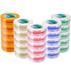 Warnband Express -Verpackung Versiegelungsklebeband Dichtungsbandverpackung Großes Gelbrolle transparentes Klebeband *transparentes Gelb *4.5 Breite 2.0 Dicke 12048 Rollen