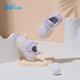 361 Children's shoes, girls' toddler shoes, dense mesh children's shoes, spring style soft sole Velcro baby shoes, rose water purple/light pink purple/light ice blue 23