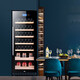 Zunbao (zunbao) BJ-308 Compressor Constant Temperature Wine Cabinet Red Wine Cabinet Home Living Room Red Wine Cabinet Tea Cabinet Medicine Dry Goods Cool Cabinet Fresh Refrigerator 550 Thin Section/Ordinary Door Black Multi-Purpose Model