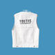 Jingxuan Chaleco de alta gama de alta gama HOMBRA 2024 Nuevas parejas de mezclilla y otoño Los días se ven delgados afuera y un atuendo corto. Super Hot Pareja Vest White XL (XL recomienda 130-150Jin [Jin equivale a 0.5 kg])