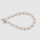 
Feng Shang Yun Duo Wrinkled Bag Women's Shoulder Crossbody Bag Pearl Chain Bag Fashionable Underarm Bag Valentine's Day Gift Cloud Duo Wrinkled Bag [Beige]