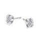 Enjiu platinum earrings for men PT950 new moissanite diamond fashionable women's earrings high-end platinum single earrings a pair of platinum earrings (approximately 1.08g)