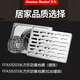 美标五金铜品质地漏专用防臭地漏双重过滤卫生间下水道9202 9202地漏(拉丝镀镍)