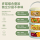 Guangyi 304 stainless steel four-layer insulation lunch box multi-layer combination macaron bento box + insulation bag GY8809
