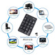 Hangsheng HONX numeric keypad wireless laptop desktop computer universal USB mini external wireless numeric keypad mouse set direction key numeric keypad wireless numeric keypad with receiver universal