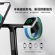 倍思 苹果三合一无线充电器Magsafe磁吸支架20W快充适用于iPhone16/15/14Pro Max手机耳机iWatch手表