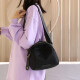 
Giant Son Kangaroo 2023 new one-shoulder small bag women crossbody bag women canvas bag versatile fashion simple Oxford cloth shell bag black