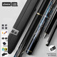 LIVEX carbon fiber small head Chinese style black 8 black technology carbon 1/2 billiard cue split billiard cue with pole box TS02