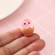 Cute broken-shell chick luminous small ornaments diy home ledger children's ornaments wholesale cartoon resin accessories luminous broken-shell chick mixed color (pack of 5)
