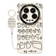 Caiyuanying funny text suitable for Xiaomi 14ultra mobile phone case new 14utra silicone mi12s all inclusive 13 meters 14u solid angel eyes - pink - NM12591 text Xiaomi 9Pro