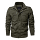 
Military fan supplies outdoor jacket men's autumn and winter pure cotton washing stand collar pilot cotton coat jacket large size plus velvet thickened middle-aged and young special forces tactical clothing 9903 camouflage color (thin style) 150-165Jin [Jin equals 0.5 kg] Suggestion 2XL