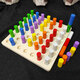 Niu Yao Montessori Early Education Toys Kindergarten Montessori Aides d'enseignement Cylindrical Plate Insecte Stick Enfants et Enfants de 1 à 2 ans et demi 3 doigts saisis