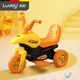 Le's little yellow duck slider 1-3 year old children's balance bike baby one year old gift baby four-wheel walker 24 models 8020S yellow