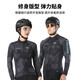 Tas Chang spring and summer road bike professional long-sleeved cycling jersey top high elastic breathable quick-drying mountain bike jersey black gray suit L