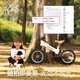 YEEHOO children's balance bike 1-3-6 years old two-wheeled bicycle children's scooter children's pedal walker without pedals Sliding bike Galaxy Gray