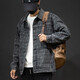 Berühmte Arbeitsjacke Herrenerer Frühlings- und Herbst Casual Denim Jacket Herren großer Denimjacke Boy's Gown Top Grey 6908 plus Samt S [90-105jin [Jin gleich 0,5 kg]]