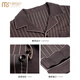Modal de algodón de algodón puro de alta gama Pajamas Spring y Autumn Long-Long-Long-Long Selled Algodón Invierno Caballero Caballero para hombres 9906-Stripe L 170: Peso recomendado 120-140Jin [Jin equivale a 0.5 kg]