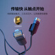 Green Lian Super Sixth Category Network Cable Thin Cable CAT6A Pure Copper Ten-Gigabit Finished Jumper Home Computer Router Optomacao Network Connection Cable Compatible with Gigabit 100M Broadband 2m 70334