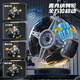 Kakaman robot dog remote control car tank children's toys boy bionic robot eight-wheel mechanical dog birthday gift watch dual control - can fire water bullets - dual batteries 6-10-12 years old stunt car June 1 Children's Day gift