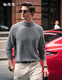 
Mr. Cloth half-high neck thickened pullover cashmere sweater men's 2025 spring and autumn solid color comfortable sweater BT11680 Volcanic ash L (175)