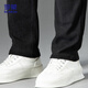 ROMON Casual Pants Men's Autumn Business Commuting Corduroy Pants Men's Versatile Straight Pants Men's ZH502 Black XL