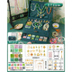 Yunya children's beaded handmade DIY jewelry box ancient style glazed bracelet bracelet hair accessories gift box girls play house toys luxury top version [Ancient style glazed beaded gift box]