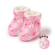 Dora Mag Baby-Baumwollschuhe plus samtweiche Sohle-Schuhe für Neugeborene 0-12 Monate im Herbst und Winter, die Baumwollausschnitten und -verdickung des Babys, Schuhfußabdeckung, Schneeflockenhirsch [mit Waterfestigkeit des Samtes] Größe 12 (innere Länge 11 cm) empfohlen 0-6 Monate empfohlen