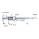 Mitutoyo anti-coolant digital graphics caliper C imported from Japan 500-702-20/0-150mm/with rollers