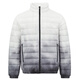 Snow Fly [Off-season Clearance] New autumn and winter style thin down men's zipper pocket windproof cuffs warm autumn down black and white gradient 9T84 L 175/92A
