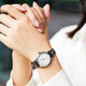 Tian Wang Watch Casual Belt Quartz Watch Modestudent Paar Uhr Watch Valentinstag Geschenk für Freundin White Plate Brown Belt Women's Watch 3886
