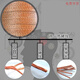 Type de type B de type B 320 à 838/350/370 // 400/420/430 Ceinture de transmission triangulaire O-Type Triangle Belt 838