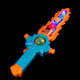 Smart Little Expert Sword Toys Kinderlaserschwert Baby Cool Luminous Gear Plastikmesser Sound und helles großer König Holy Sword Boy [Orange] Cool Gear Sound und Leichtschwert 9710 Lade -Set 3 Abschnitte Nr. 5 + Schraubendreher