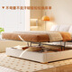 
Winter Bear National Home Technology Cloth Bed High Box Floor Double Bed Simple Master Bed Light Luxury Down Soft Pack Elephant Ears YJ9221 Ecological Cloud Skin Single Bed [Pine Rib Skeleton] 1800mm*2000mm Frame Structure