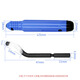 Mitz Deburring Edge Trimmer Scraper Chamfering Edge Trimmer Tool Set Plastic Metal Edge Trimmer Edge Trimmer + 1 Knife Head