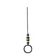Shihan Mobiltelefon Anti-Fall-Ringschnalle-Schmuckwagen Key u Festplatte Paket Mobiltelefon Anhänger Anti-Verlust Lanyard Kurzer chinesischer Stil Neues nationales Trend Schwarzes natürliches Achatarmband für Männer und Frauen