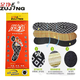 Pie limpie la plantilla anti-odor para el entrenamiento militar de los hombres desodorizando y fragancia plantilla de suela suave para deportes femeninos que absorbe sudor y comodidad transpirable y olor antibacteriano limpia cuatro estaciones negros 3 pares [9901] desodorante tamaño de la plantilla 37