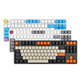 RK 87-key Bluetooth wireless 2.4G wired three-mode 987 mechanical keyboard customized support hot-swap axis seat DIY gaming e-sports chicken-eating computer peripherals black and white black (hot-swap axis) Bluetooth three-mode black axis