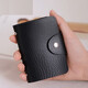12 card slots, card holder, multiple card slots, bank card holder, men's and women's anti-degaussing card holder, document holder, key bag, business card holder, black, double-sided card slots - 12 card slots